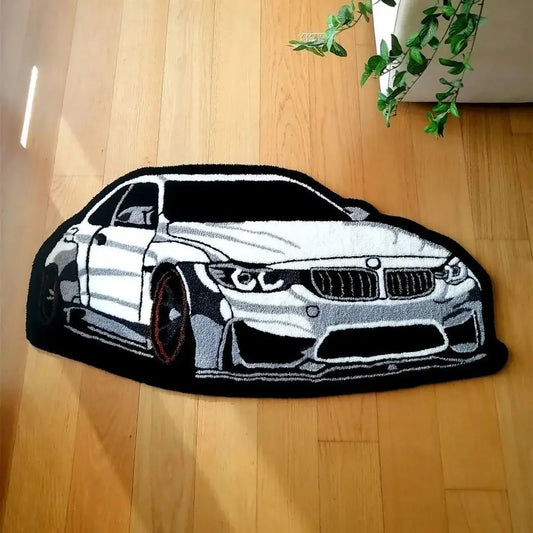 Sports Car Rug for Bedrrom and Living Room